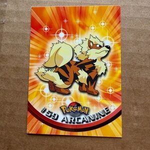 Topps Arcanine Pokémon Trading Card
